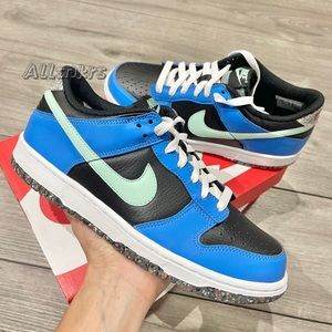 Nike Dunk Low Blue Black Mint GS